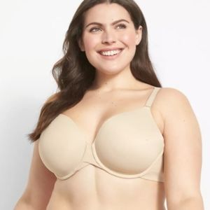 Nearly New Nude Cacique Totally Smooth Full Coverage Underwire Bra 36DD
